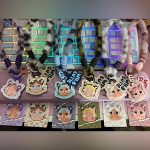 Crybaby Wild but Cutie phone charms set